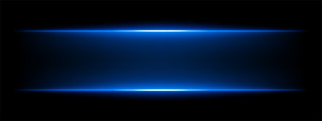Abstract glowing blue light beams on a dark background. Two parallel neon streaks create a futuristic energy effect with smooth gradients and a radiant glow. Modern digital aesthetic