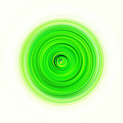 Colorful radial motion effect. Abstract rounded background. Color curves and sphere.