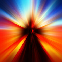 Obraz premium Colorful zoom motion effect. Abstract background. Color lines. Colored texture backdrop and banner. Multi color gradient pattern and textured wallpaper.