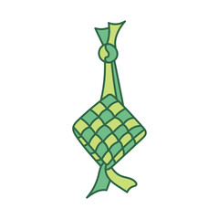 Ketupat Eid Al Fitr Illustration
