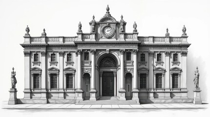 Etchings of the Banco de España