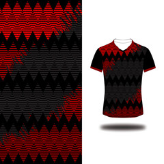 black shirt jersey pattern abstract design
