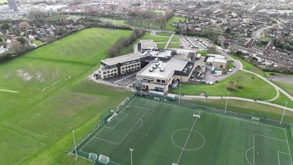 Woodlands School Basildon Essex UK drone,aerial