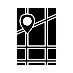 Navigation icon vector. Trip illustration sign. Location symbol. Pin logo.