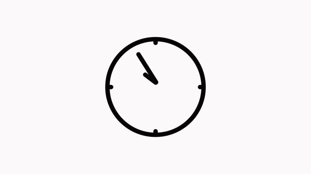 Clock watch hour time Animation