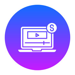 Fototapeta premium Paid Media Icon
