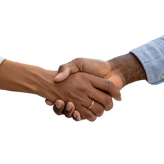 Handshake between two people for agreement Isolated Trasnparent Background, Png Isolated, Trasnparent Background

