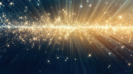 Obraz premium shiny Bokeh light gold and silver baubles and sparkling New year, Christmas background,Generative Ai illustration