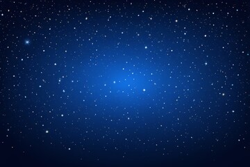 starry sky with a bright blue star cluster and a few small stars