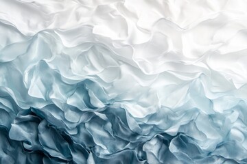 Obraz premium Abstract background - gradient texture transition from icy blue to pale silver
