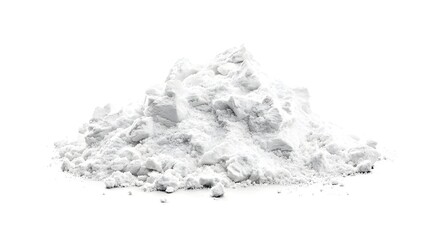 Isolated Pile of Fine Sand on White Background for Packaging and Ecommerce Mockups