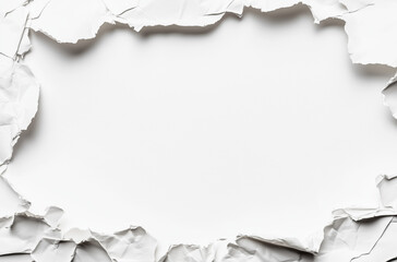 Pezzo di carta strappata. Spazio per testo o messaggio.