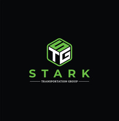 Fototapeta premium Minimalist STG Logo – Professional Corporate Identity And Branding 