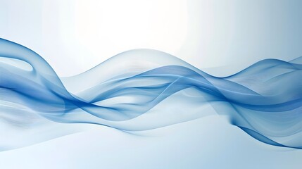 Minimalist Blue Corporate Tech Background with Smooth Gradients and Abstract Elements