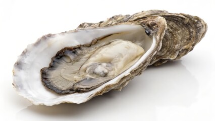 Single Oyster Shell Close-up
