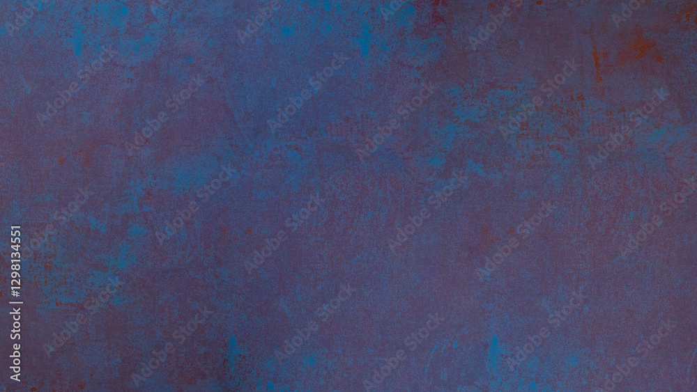 Poster abstract blue purple rustic concrete cement stone texture background wall - rough grunge grain aged 