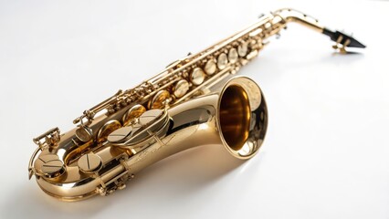 Obraz premium Gold Tenor Saxophone