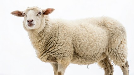 Obraz premium White Sheep Portrait