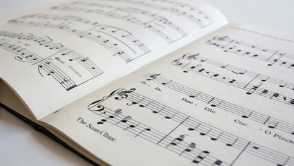 Open Sheet Music Book
