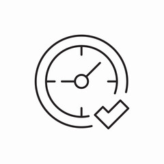 clock time check vector sign