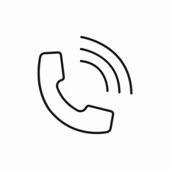 phone call icon vector sign
