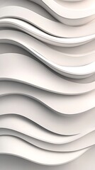 Obraz premium light gray silver background soft wave texture