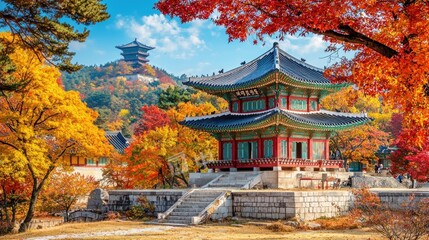 Autumn Splendor at Gyeongju Bulguksa Temple: A Breathtaking Korean Autumn Landscape