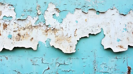 Obraz premium A rusty, damaged concrete wall makes a great vintage background. Its textured surface is perfect for design. 