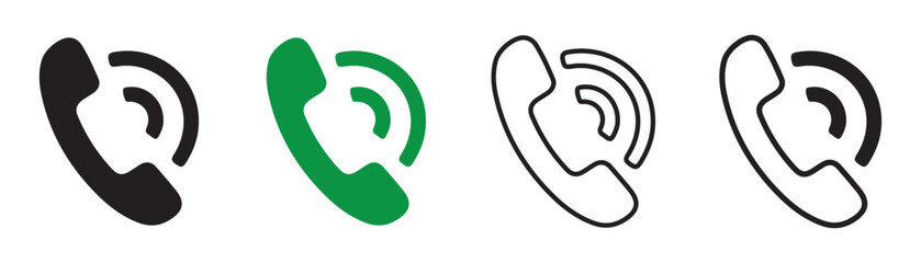 Call icon vector. Phone icon set. Contact vector illustration EPS 10