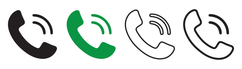 Call icon vector. Phone icon set. Contact vector illustration EPS 10