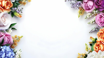 Floral Frame Illustration