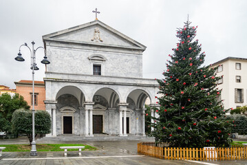 Fototapeta premium Livorno, Tuscany, Italy: The cathedral of Livorno dedicated to Saint Francis of Assisi