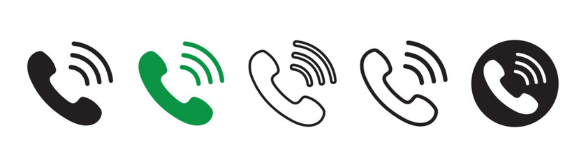 Call icon vector. Phone icon set. Contact vector illustration EPS 10