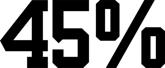 10 Percentage Discount Offer Number Typography Style A1256