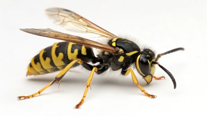 Yellow Jacket Wasp Closeup