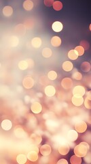 Obraz premium soft pink and orange bokeh background with light glow