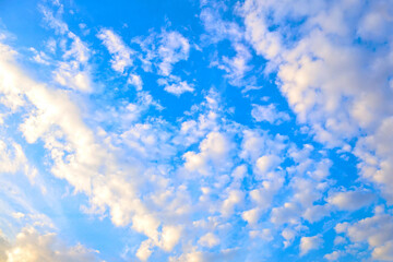 blue sky with clouds