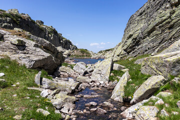 Rila Mountain around The Scary lake, Bulgaria