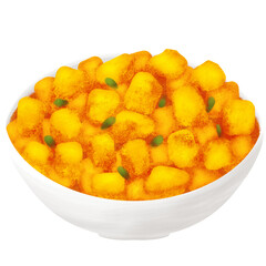 indonesian spicy potato dish