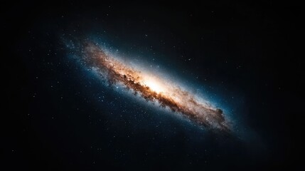 Fototapeta premium Spiral Galaxy in Deep Space; Stunning celestial view