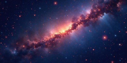 Fototapeta premium A dreamy representation of the Pisces constellation star in the vastness of space, stars, constellation, zodiac