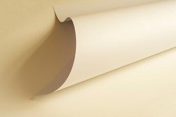 Sheets of paper in warm beige vintage color.
