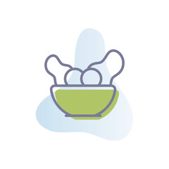 Vegetarian Vector icon