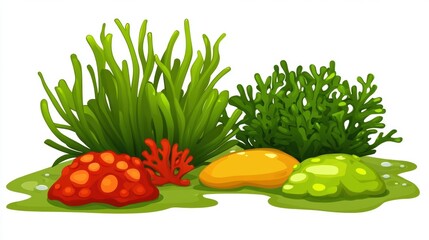 Underwater Ecosystem Illustration