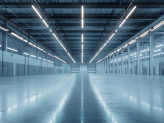 Large empty warehouse