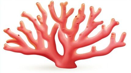 Vibrant Coral Illustration
