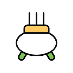 Obraz premium Incense Vector icon