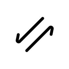 Obraz premium reverse tilt line style, perfect for user interface projects