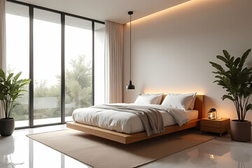 modern bedroom interior