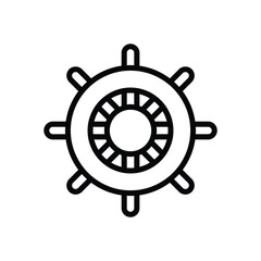 Obraz premium Dharma Wheel Vector icon